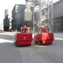 sweeper-machine-for-steel-factories نظافت محوطه کارخانه فولاد