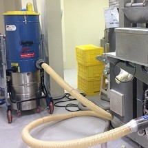 transfer pharmaceuticals industrial vacuum انتقال مواد با جاروبرقی صنعتی