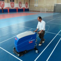 sports-hygiene-scrubber-system شستشوی سطوح کف سالن ورزشی