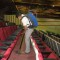 نظافت سالن آمفی تئاتر با جارو برقی کوله ای backpack-vacuum-cleaner