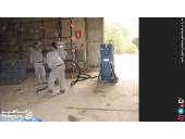 نظافت انبار جارو کارخانه مکنده صنعتی بهداشت انبار 